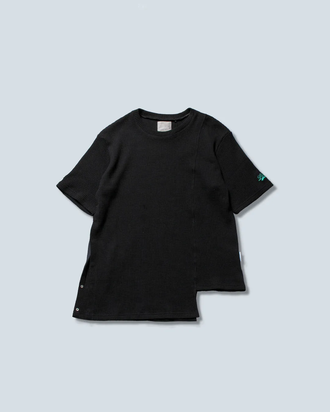 ワッフル切替ドロップTシャツ