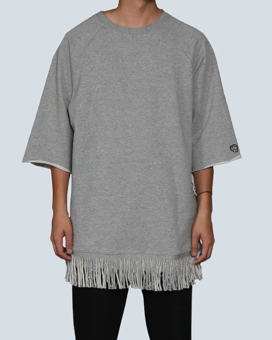 フリンジスウェットTシャツ