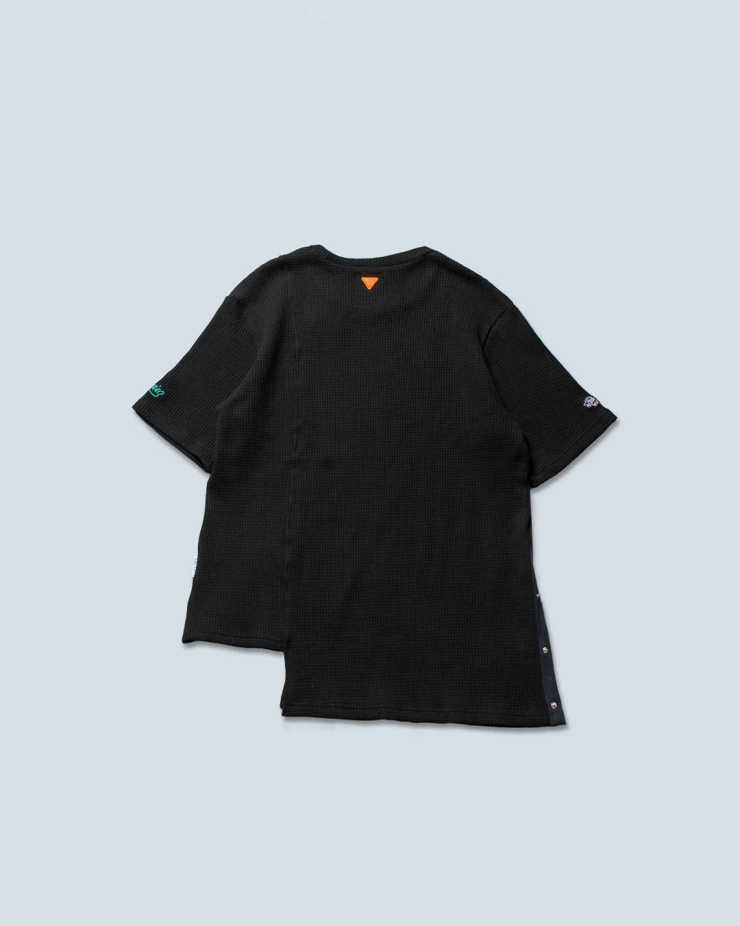 ワッフル切替ドロップTシャツ