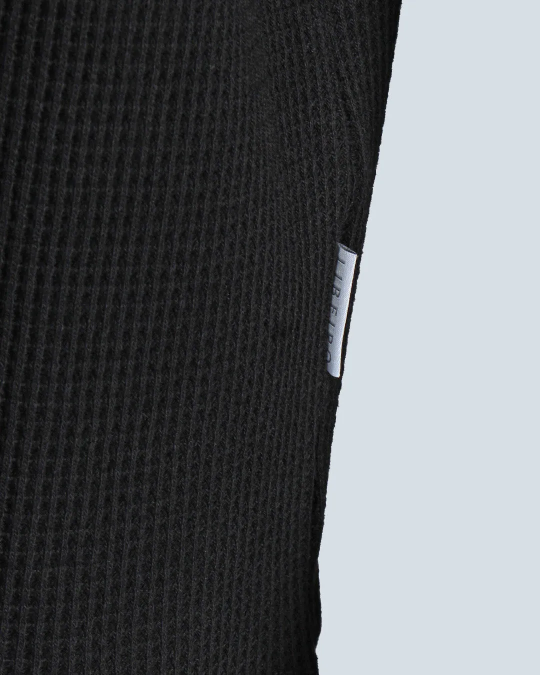 ワッフル切替ドロップTシャツ