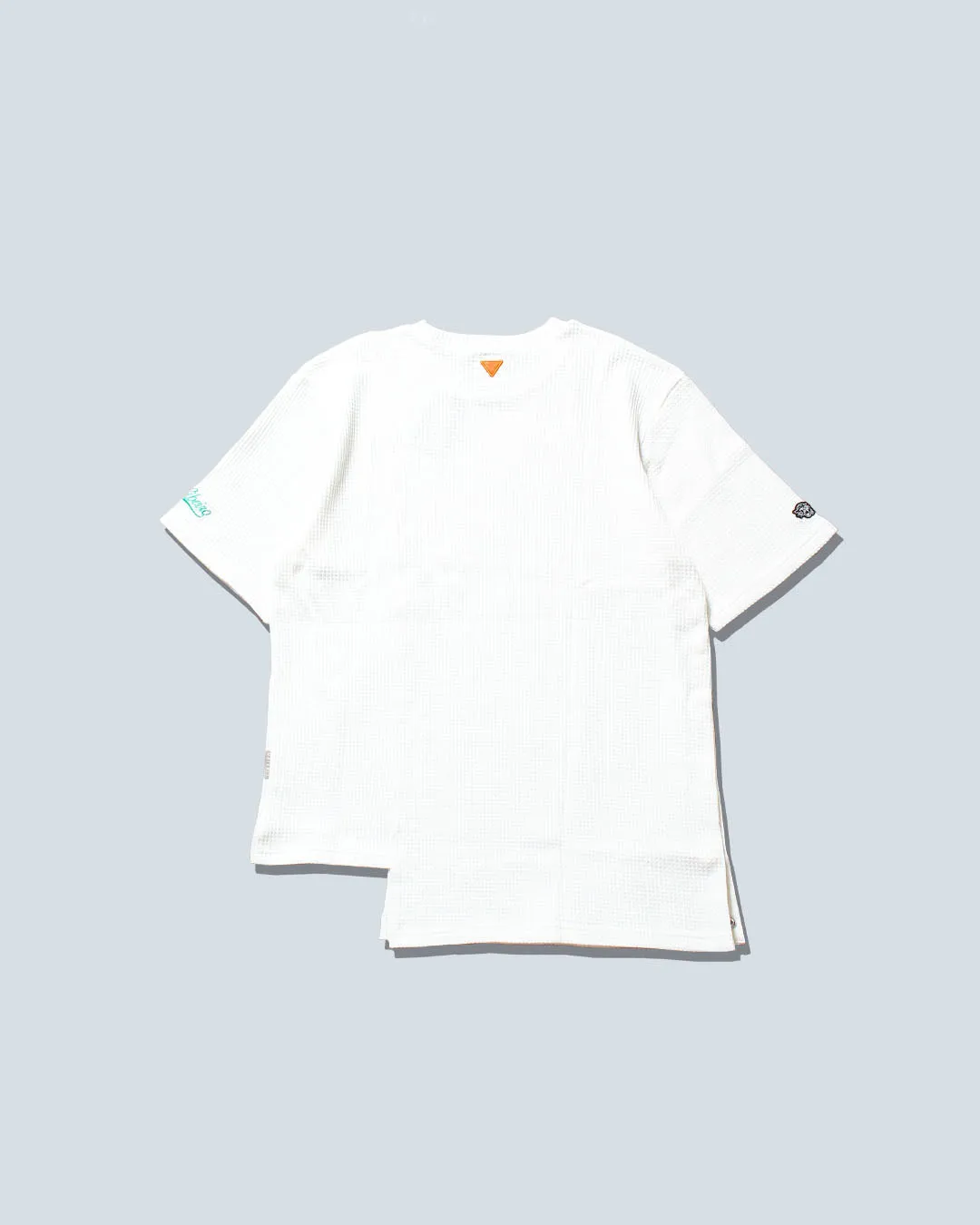ワッフル切替ドロップTシャツ