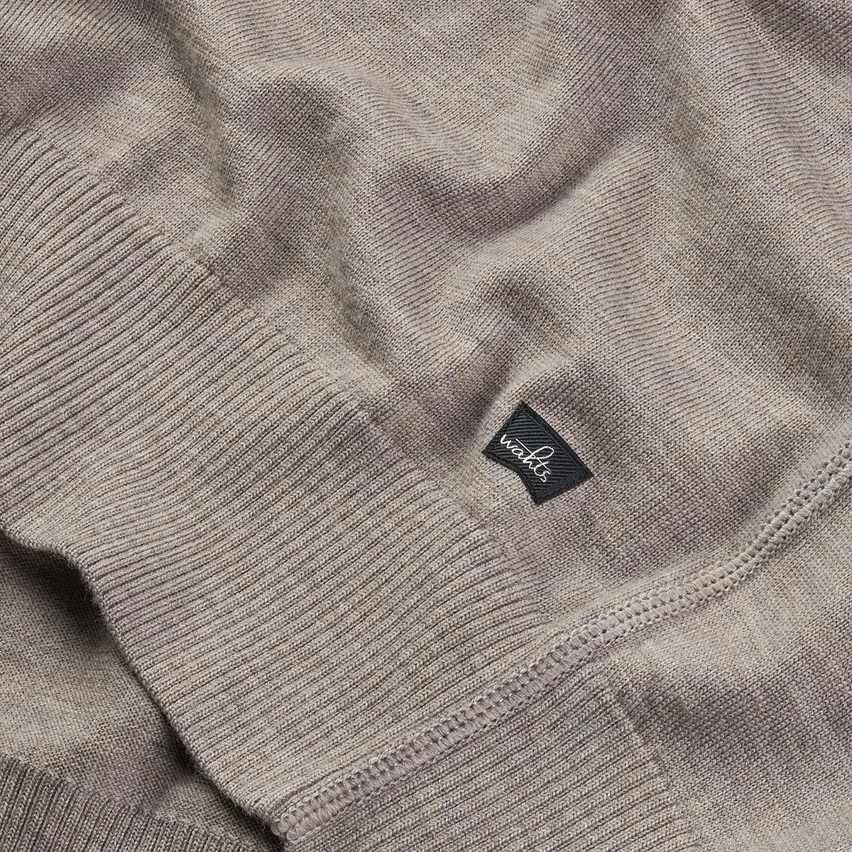 WAHTS Howell Knit Hoodie Taupe