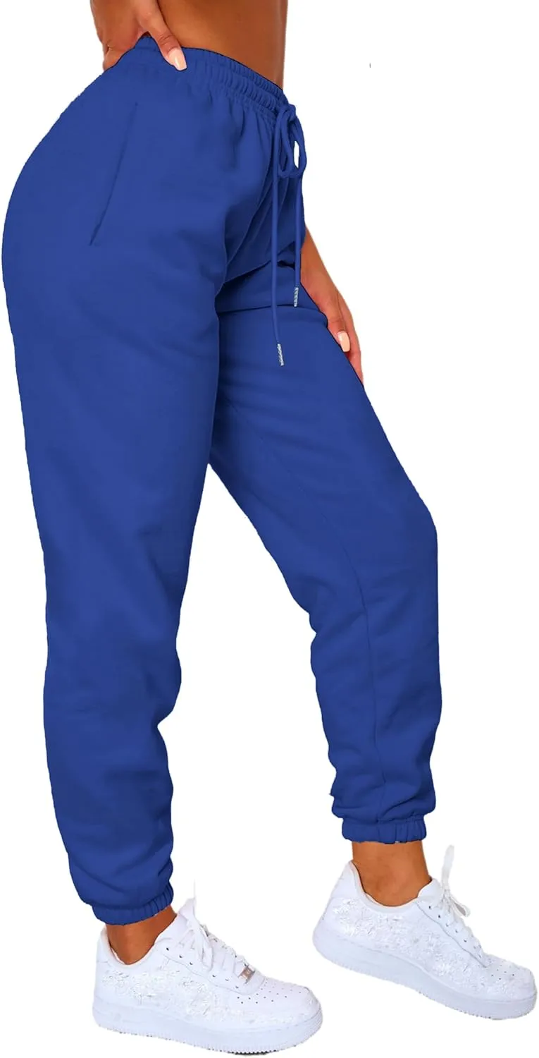Waitfairy Sweatpants Women - Joggers for Women High Waist Baggy Sweat Pants for Womens Joggers with Pockets