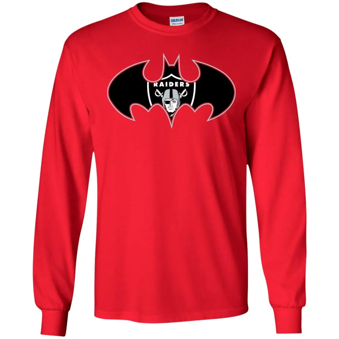 We Are The Oakland Raiders Batman Nfl Mashup Men Long Sleeve Shirt
