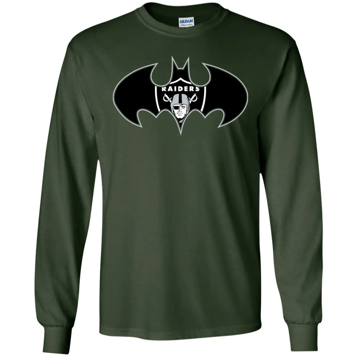 We Are The Oakland Raiders Batman Nfl Mashup Men Long Sleeve Shirt