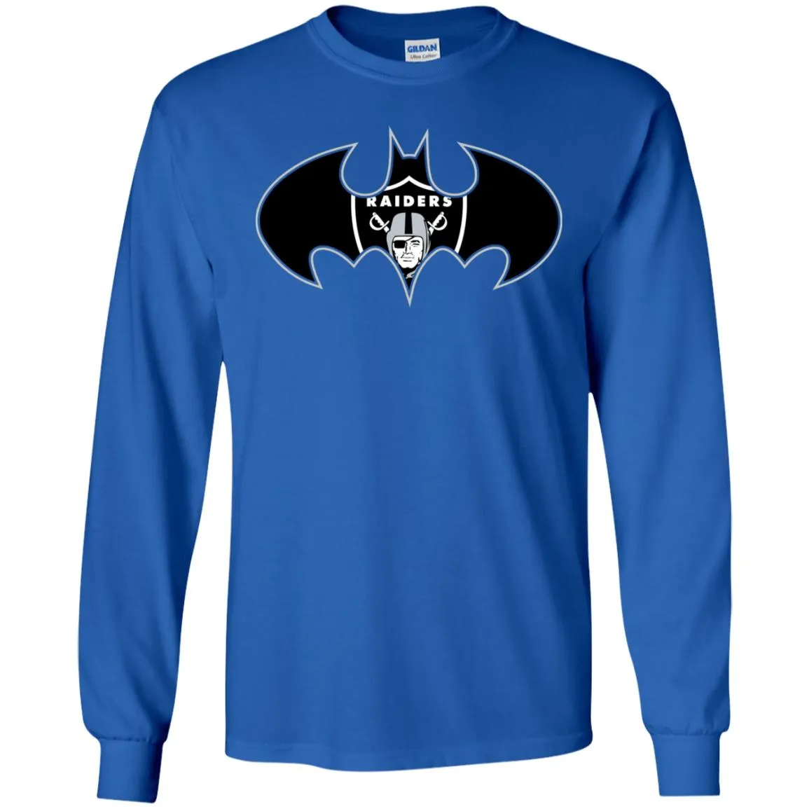 We Are The Oakland Raiders Batman Nfl Mashup Men Long Sleeve Shirt