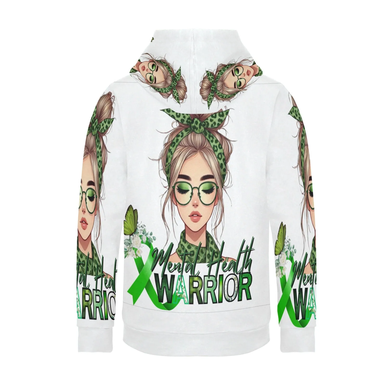 Women's Mental Health Warrior Fleece Hoodie