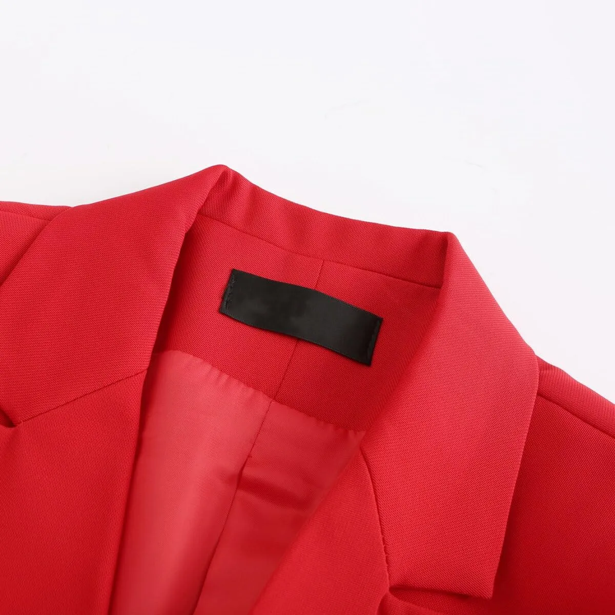 YUNCLOS Women's 2 Pieces Vintage Office Lady Suit Set 1 Button Blazer and Suit Pants